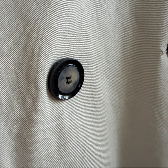 Zara Beige Long Scarf Double-Breasted Trench Coat with Scarf NWT 4749/706 Sz S - Picture 10 of 12